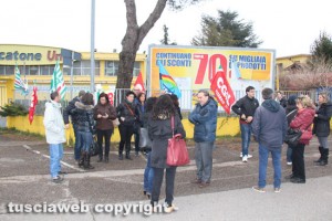 Mercatone Uno - Lo sciopero dei dipendenti