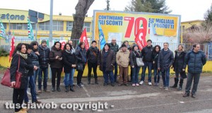 Mercatone Uno - Lo sciopero dei dipendenti