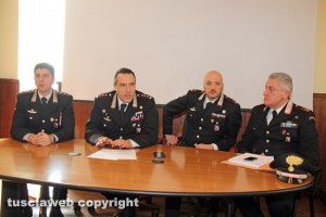 Operazione Silver and gold - La conferenza stampa dei carabinieri