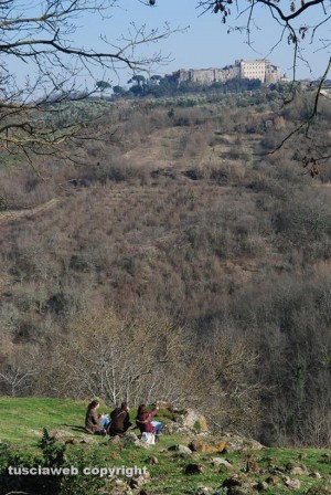 Bomarzo - Carbacc - Una seduta di disegno en plein air