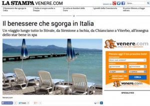 L'articolo sulla Stampa