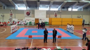 Sport - Karate - Le squadre femminile schierate