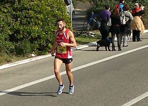 Martelletti (Atletica Alto Lazio) alla Roma-Ostia 2015