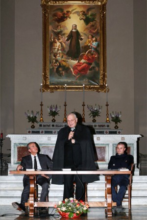 Pinna, il vescovo Fumagalli, don Emanuele Germani