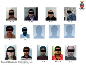 Carabinieri - Operazione Silver and gold - Gli arrestati