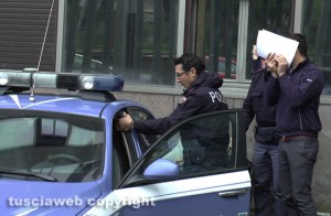 Mobile - Operazione Family - Mauro Denocenti all'uscita delle questura