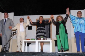 Il cast di “Toccata e fuga”