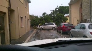 Tarquinia - Maltempo - Via Tirreno