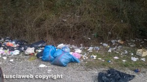 Immondizia a Fiescole