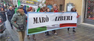 La manifestazione per i Marò ad Acquapendente