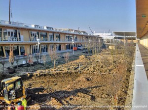 Expo - L'area dove sarà posizionata la Macchina di santa Rosa