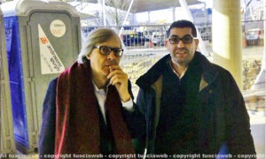Vittorio Sgarbi e Giacomo Barelli