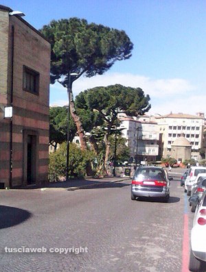 Viterbo - Via Ascenzi di nuovo transitabile
