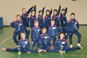 Alcune atlete della Asd Gymmwell di Valentano