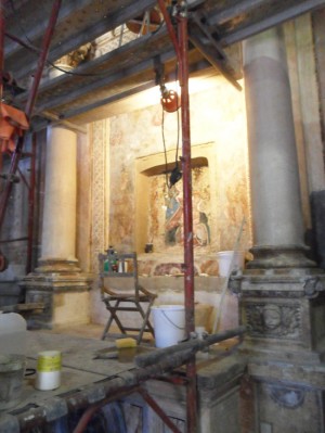 Villa San Giovanni in Tuscia - I restauri a Santa Maria della Neve