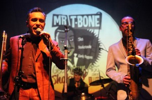 Il trombonista Mr T-Bone