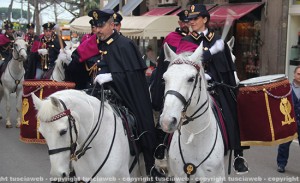 La Fanfara a cavallo della polizia