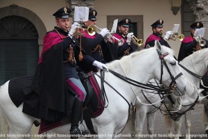 La Fanfara a cavallo della polizia