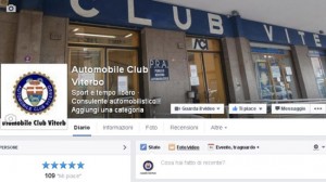 La pagina Facebook dell'Aci Viterbo