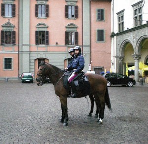Poliziotti a cavallo