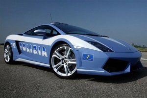 La Lamborghini della polizia