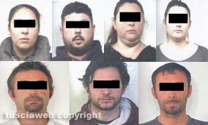 Operazione Family - I sette arrestati dalla squadra mobile