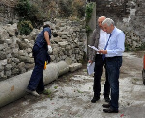 Il sindaco Michelini alle scuderie Sallupara
