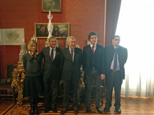 L'ambasciatore del Cile a palazzo dei Priori