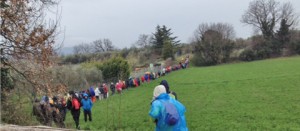 La passeggiata sulla via Francigena