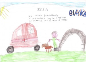 Canino - L'esercitazione di protezione civile - I disegni dei bambini