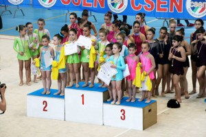 Asd Gymwell - Al terzo posto le coccinelle Matilde Trudjni, Emily Roffini, Laura Malfatani