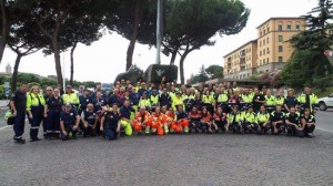 Aeopc - Alcuni volontari del coordinamento provinciale di Viterbo