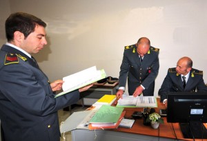 La guardia di finanza in azione 