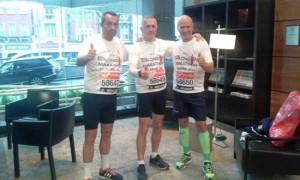 Dell'Anno, Venturi, Lazzarini alla Maratona di Londra