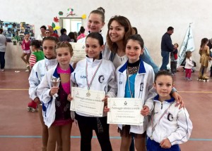 Le atlete della Asd La luna