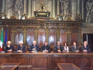 La delegazione di Avignone a palazzo dei Priori