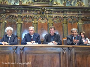 La delegazione di Avignone a palazzo dei Priori