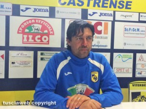 L'allenatore della Viterbese Maurizio Ianni