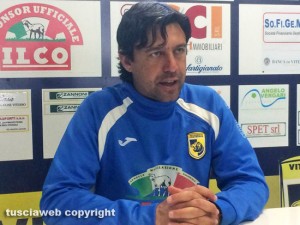 L'allenatore della Viterbese Maurizio Ianni