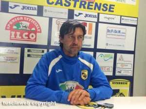 L'allenatore della Viterbese Maurizio Ianni