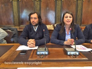 Il vicesindaco Luisa Ciambella e l'assessore provinciale Giuseppe Talucci-Peruzzi