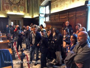 I lavoratori delle Terme dei Papi in consiglio comunale