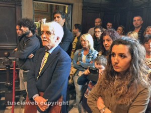 Fausto Sensi in consiglio comunale