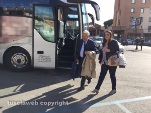 Il sindaco Michelini e l'assessore Ciambella in partenza per Expo