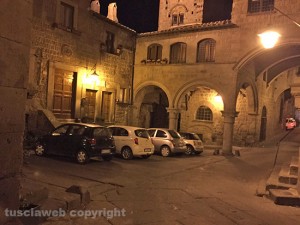 Viterbo - Il consueto posteggio a piazza San Pellegrino