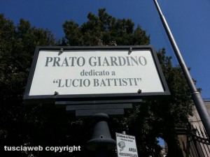 Viterbo - Prato giardino Lucio Battisti
