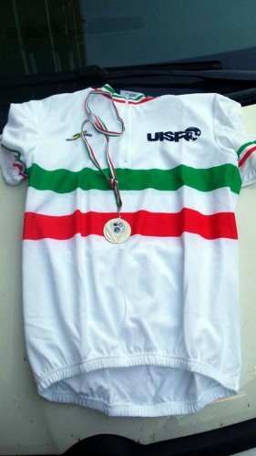 Sport - Ciclismo - La maglia tricolore di Gabriele Superchi