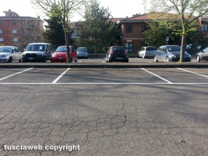 Viterbo - Parcheggio della Coop in via Monte Cervino