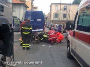 Viterbo - Pedone investito in via Oslavia