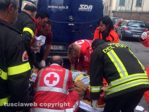 Viterbo - Pedone investito in via Oslavia 
